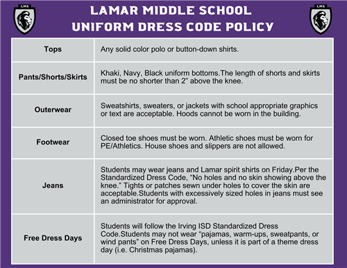 LMS Dress Code